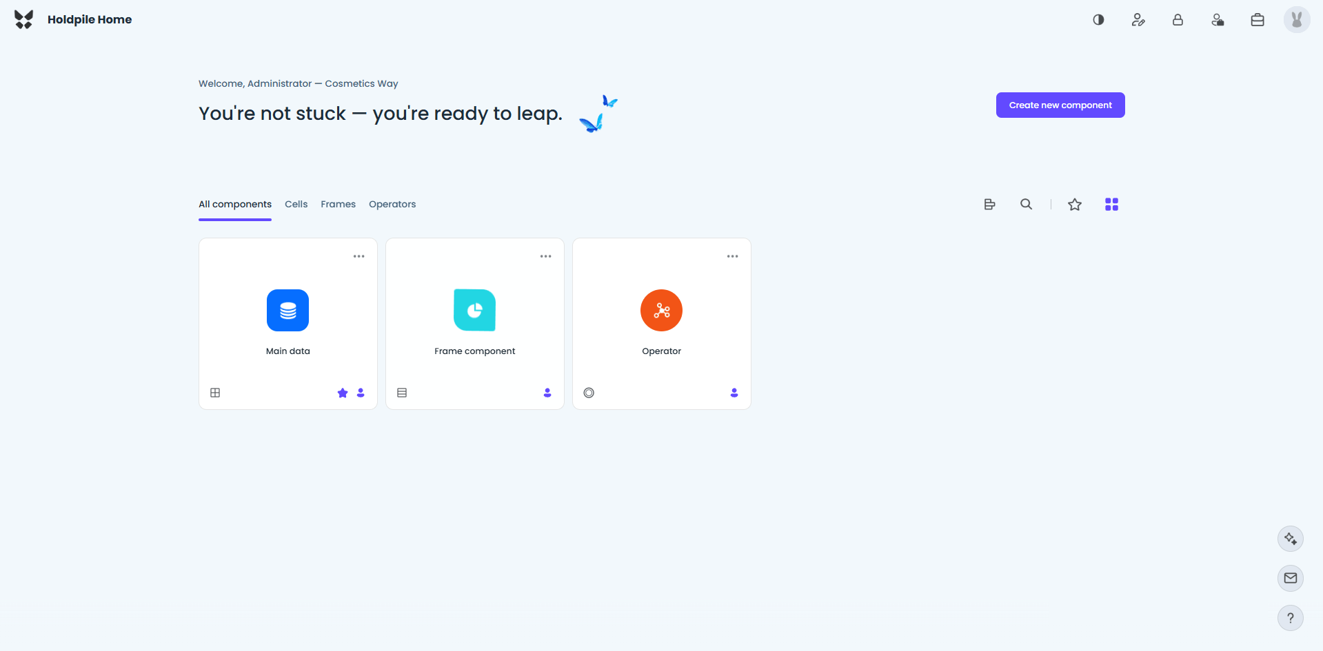 home page